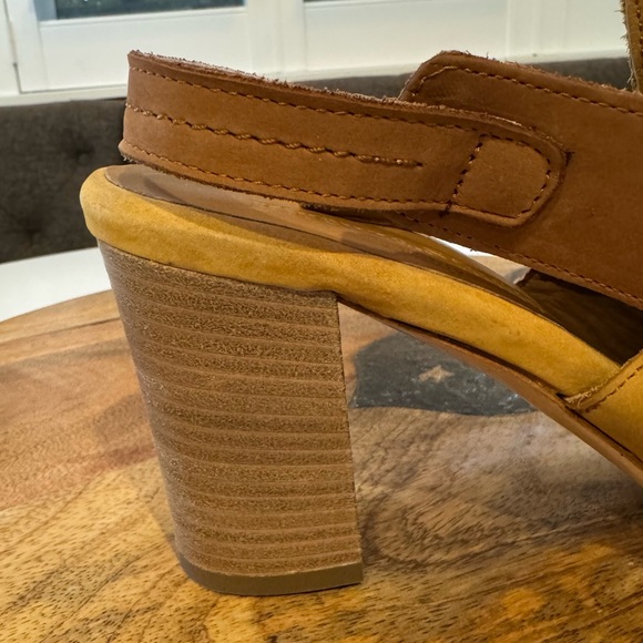 Italian leather buttery soft Firenze.Studio Tango Suede slingback mule size 10 - Picture 11 of 12